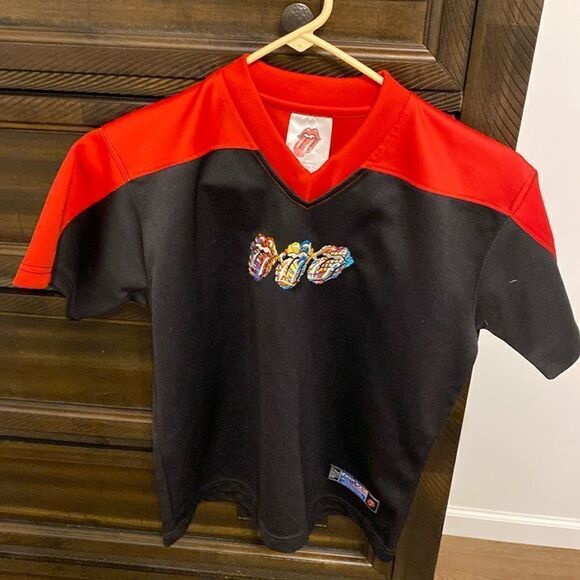 the Rolling Stones Tops - The Rolling Stones World Tour Jersey Size Medium